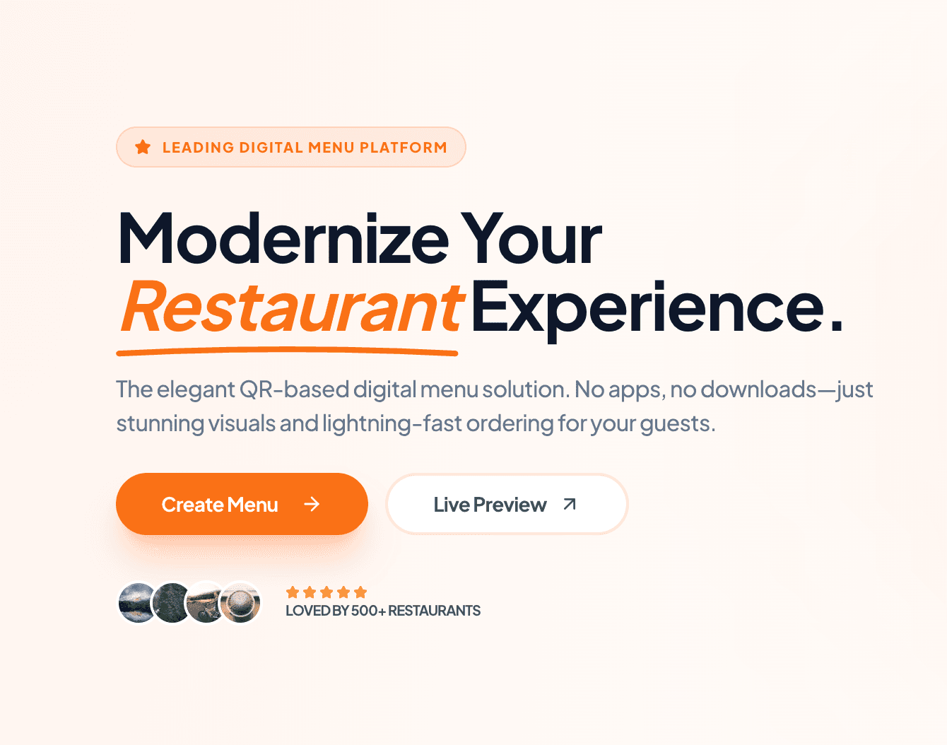 EzyMenu - QR Based Menu